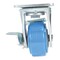 Vestil Polyurethane Swivel With Brake Caster 4 In. Diameter x 2 In. Width 617 lb Light Blue/Gray CST-KB-4X2PUP-SWB - alternate 10